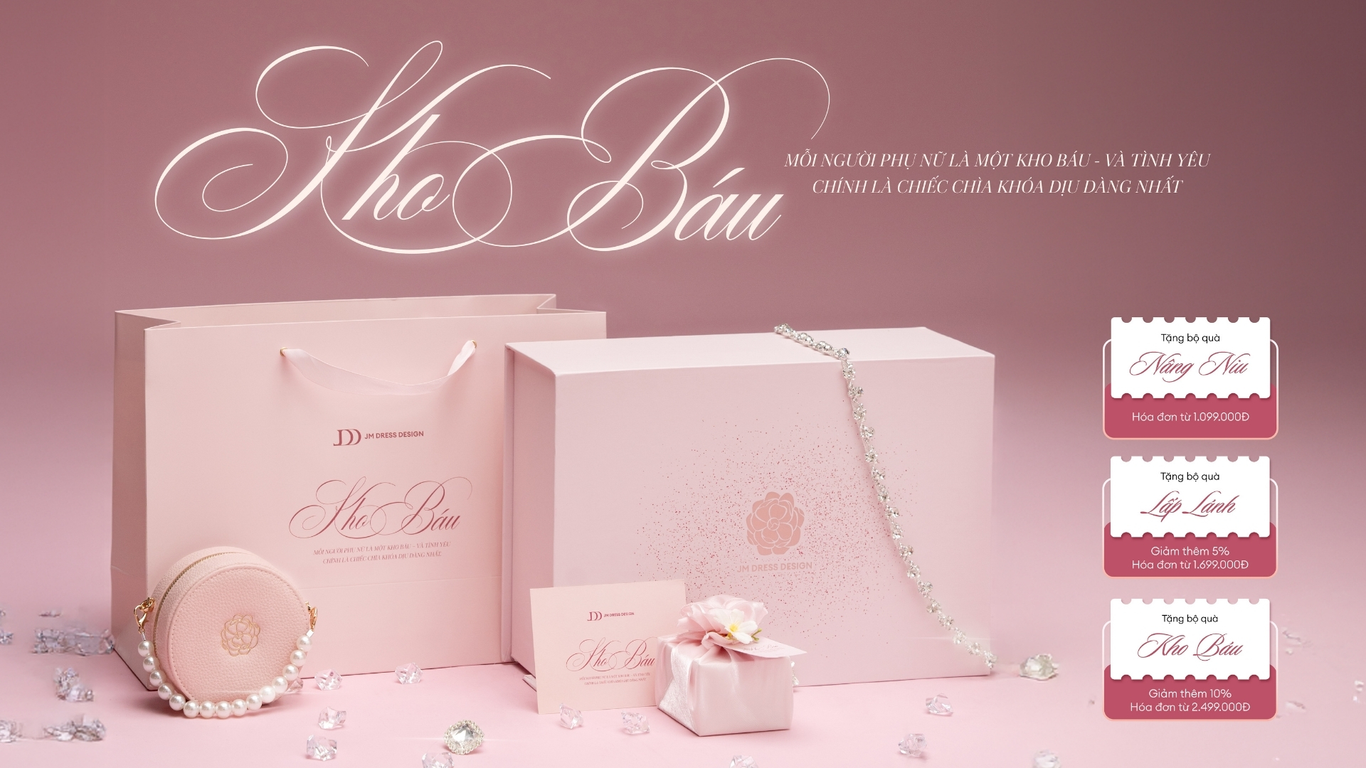 NÂNG NIU - LẤP LÁNH - KHO BÁU: Khám Phá 3 Bộ Quà Tặng Đặc Biệt Từ BST 